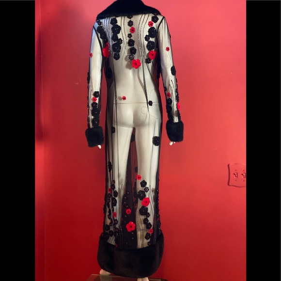 NWOT Sue Wong - Vintage Evening Cover -Up Duster - Picture 2 of 15